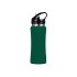 Бутылка спортивная Коста-Рика 600мл, зеленый, зеленый/черный/серебристый, нержавеющая cталь/пластик с покрытием soft-touch