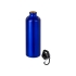 Бутылка Hip M с карабином, 770 мл, синий, синий, корпус- алюминий, крышка- пластик