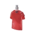 Емкость для воды в виде футболки Goal, красный, красный, пэт/пэ/пп пластик