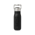 Спортивная бутылка Yuki объемом 350 мл с медной вакуумной изоляцией, черный, черный/серебристый, нержавеющая cталь