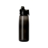 Бутылка Teko с автомат. крышкой, 750 мл, цвет черный, черный, полипропилен (ёмкость, крышка), силикон (прокладка)