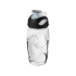 Бутылка спортивная Gobi, прозрачный, прозрачный/черный, пластик