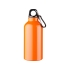 Бутылка Oregon с карабином 400мл, оранжевый (Р), оранжевый/черный, алюминий