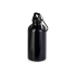 Бутылка Hip S с карабином 400мл, черный, черный, алюминий