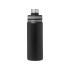 Спортивная бутылка Gessi объемом 590 мл с медной вакуумной изоляцией, черный, черный/серебристый, нержавеющая cталь