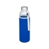 Спортивная бутылка Bodhi из стекла объемом 500 мл, cиний, синий, стекло, неопрен, нержавеющая сталь
