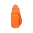 Бутылка для воды со складной соломинкой Kidz 500 мл, оранжевый, оранжевый, тритан без бфа