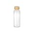 Бутылка из переработанного пластика Kato Bamboo с бамбуковой крышкой, 500 мл, прозрачный, переработанный пластик, бамбук