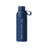 Бутылка для воды Ocean Bottle объемом 500 мл с вакуумной изоляцией, синий, синий, 70% переработанная нержавеющая cталь, 10% пластик pet, 10% переработанный pet пластик, 10% силиконовый пластик