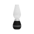 Фонарик-лампа Hurricane Lantern, черный, черный/серебристый/прозрачный, абс пластик