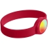 Силиконовый браслет с многоцветным фонариком, красный, силикон