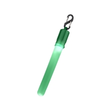 Фонарь Fluo с клипом, зеленый