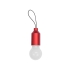 Брелок с мини-лампой Pinhole, красный, красный, пластик
