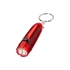 Брелок-фонарик Bullet, красный прозрачный, красный прозрачный/серебристый, пластик