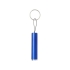 Фонарик-брелок Pull со светящимся логотипом, синий, синий, абс-пластик