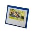 Рамка для фотографии 10х15 см, синий/серебристый, металл/стекло