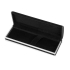 Футляр для ручек Velvet box, черный, черный, серебристый, пластик, бархат, металл