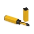 Футляр для ручки «Quattro», желтый, желтый/черный, алюминий, ложемент- пластик