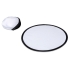 Летающая тарелка, белый (Р), белый/черный, полиэстер