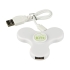 Spin-it USB-спиннер, белый, белый, пластик