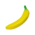 Антистресс Банан, желтый, желтый, зеленый, полиуретан