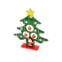 Декоративная елочка c игрушками и Дед-морозом, зеленый/красный/желтый, дерево