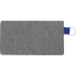 Универсальный пенал из переработанного полиэстера RPET Holder, серый/синий, серый/синий, переработанный полиэстер rpet