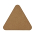 Треугольные стикеры, коричневый, коричневый, картон