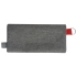 Универсальный пенал из переработанного полиэстера RPET Holder, серый/красный, серый/красный, переработанный полиэстер rpet