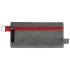 Универсальный пенал из переработанного полиэстера RPET Holder, серый/красный, серый/красный, переработанный полиэстер rpet