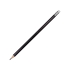 Шестигранный карандаш с ластиком Presto, черный, черный, дерево-тополь