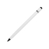 Вечный карандаш Eternal со стилусом и ластиком, белый, белый, металл