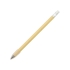 Вечный карандаш Nature из бамбука с белым ластиком, натуральный/белый, бамбук