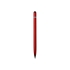 Вечный карандаш Eternal со стилусом и ластиком, красный, красный, металл