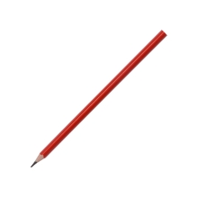 Трехгранный карандаш Conti из переработанных контейнеров, красный