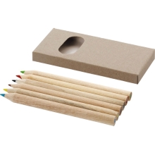 Набор карандашей для раскрашивания Artemaa с 6 предметами, натуральный