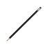 Трехгранный карандаш Графит 3D, черный, черный, дерево-тополь