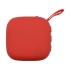 Портативная колонка Arietta, красный, красный/серый, пластик с покрытием soft-touch, полиэстер
