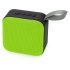 Портативная колонка Otto, зеленое яблоко/черный, зеленое яблоко/черный, пластик с покрытием soft-touch, полиэстер