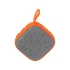 Портативная колонка Arietta, оранжевый, оранжевый/серый, пластик с покрытием soft-touch, полиэстер