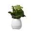 Динамик Green Thumb Flower Pot с Bluetooth®, белый, аБС пластик