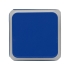 Портативная колонка Cube с подсветкой, синий, синий, пластик с покрытием soft-touch/силикон/металл