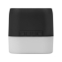 Портативная колонка с подсветкой Deco, soft touch, черный, черный/белый, пластик с покрытием soft-touch