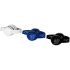 Складные наушники Cadence Bluetooth® в чехле, ярко-синий/черный/серебристый, абс пластик