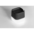 Портативная колонка с подсветкой Deco, soft touch, черный, черный/белый, пластик с покрытием soft-touch