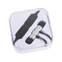 Наушники Martell магнитные с Bluetooth® в чехле, серебристый
