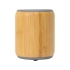 Портативная колонка из бамбука Bongo, натуральный, натуральный/серый, бамбук