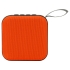 Портативная колонка Otto, оранжевый/черный, оранжевый/черный, пластик с покрытием soft-touch, полиэстер
