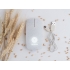 Беспроводная мышь c подсветкой Pokket2 Eco, белый, белый, биоразлагаемый пластик с добавлением пшеничной соломы