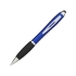 Шариковая ручка-стилус Nash, ярко-синий/черный/серебристый, абс пластик